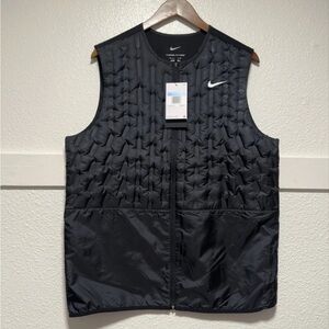 Nike Therma-FIT ADV Repel Down Golf Vest Men’s Size Medium Black DX6078-010